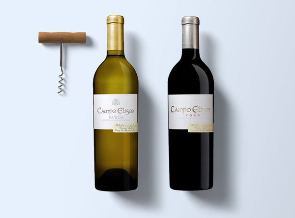 Spain premium wine set red & white Campo Eliseo